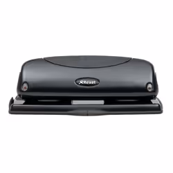 Rexel P425 PREM 4 HOLE PUNCH BLK/BLK, 25 feuilles, Noir, Métal, 8 cm, 6 mm, Chine