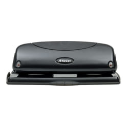 Rexel P425 PREM 4 HOLE PUNCH BLK/BLK