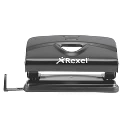 Rexel Perforateur métal 2 trous 10 feuilles, noir