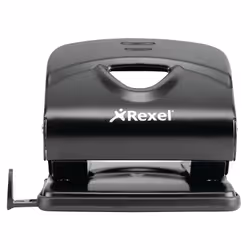 Rexel Perforateur métal 2 trous 20 feuilles, noir