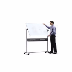 Nobo Tableau mobile magnétique Classic en acier laqué 1500x1200 mm - Vue supplémentaire 13