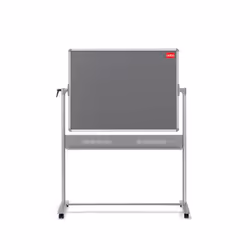 Nobo Tableau mixte mobile - tableau blanc/ d'affichage 1200x900 mm, 1200 x 900 mm, Acier, Horizontalement, Portable
