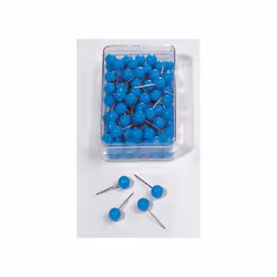 Nobo Boîte d`épingles Moderation Bleu (100), Bleu, Ampoule, 100 pièce(s)