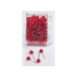 Nobo Boîte d`épingles Moderation Rouge (100), Rouge, Chine, 13 g