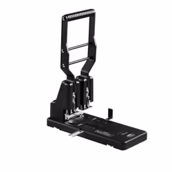 Rexel Perforateur très grande capacité 2 trous HD2300 coloris noir, 300 feuilles, Noir, Noir, Métal, Acier, 8 cm, 6 mm