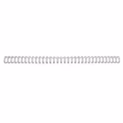 GBC Peignes métal WireBind 5 mm, argent (100), Argent, 250 feuilles, Métal, A4, 100 pièce(s), 379 g