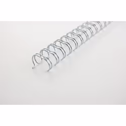 GBC Peignes métal WireBind 5 mm, argent (100)