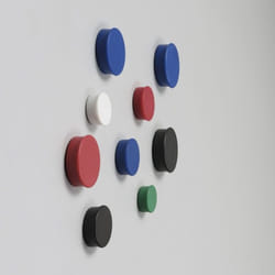 Nobo Aimants 20 mm coloris noir blister (8)