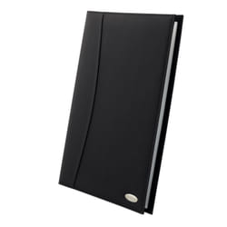 Rexel Livret prés. Soft Touch aspect cuir A4 36 poches, noir
