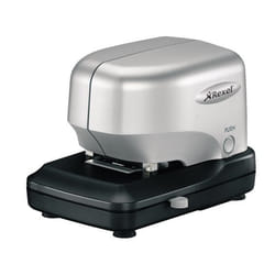 Rexel Agrafeuse Stella 30 électrique à cartouche, argent/noir