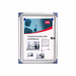 Nobo Vitrine d`intérieur extra plate à fond magnétique 1xA4, 821 g, 355 mm, 55 mm, 443 mm, 1,09 kg