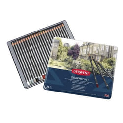 Crayons - Derwent - Graphitint - 24 Crayons - Aquarellables - Qualité Professionnelle