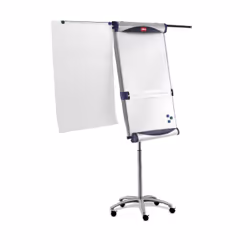 Nobo Chevalet mobile Classic en acier avec bras escamotables