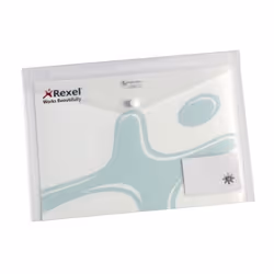 Rexel Chemise pression Ice avec pochette carte de visite, A4 (5), A4, Transparent, 1 mm, 335 mm, 235 mm, 5 pièce(s)