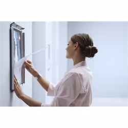 Nobo Porte-affiche mural clipsable A4