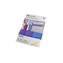 GBC Plats de couverture PolyClearView 200 mic transparent (100)