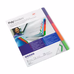 GBC 2101323E, Bleu, Vert, Orange, Rose, Violet, Polypropylène (PP), A4, 128,7 g, 231 mm, 298 mm