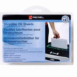 Rexel Feuilles prélubrifiées pour destructeurs (20)
