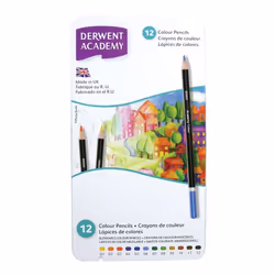 Derwent 2301937 crayon de couleur Multicolore 12 pièce(s)