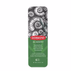 Derwent Academy, Gris, 6 pièce(s)