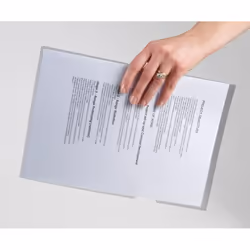 Rexel Chemises anti glisse A4 transparent (25)