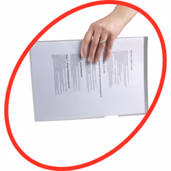 Rexel Chemises anti glisse A4 transparent (25) - Vue supplémentaire 4