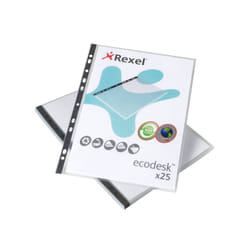 Rexel Chemise Ecodesk A4 coloris transparent (25)