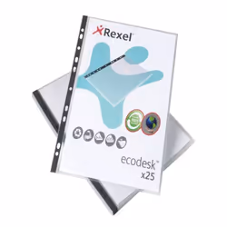 Rexel Chemise Ecodesk A4 coloris transparent (25)