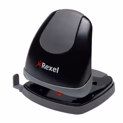Rexel Perforateur Easy Touch sans effort 2 trous, noir/gris, 30 feuilles, Noir, Gris, Métal, Taïwan, 115 x 125 x 130 mm, 130  ...