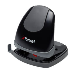 Rexel Perforateur Easy Touch sans effort 2 trous, noir/gris