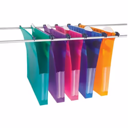 Rexel Multifile Extra Secura dossier susp. A4 30 mm, assortis (10), A4, Polypropylène (PP), Multicolore, Chine, 330 mm, 30 mm