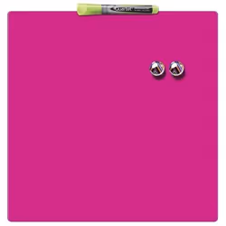 Rexel Tableau magnétique format carré, rose, 360x360 mm