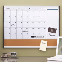 Rexel Tableau mixte calendrier , cadre incurvé - Vue supplémentaire 6