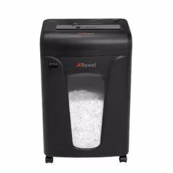 Rexel REM820, Découpage par micro-broyage, 22,5 cm, 2 x 15 mm, 21 L, 220 feuilles, 58 dB