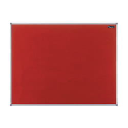 Nobo Basic Tableau d’affichage fixe Rouge Feutrine