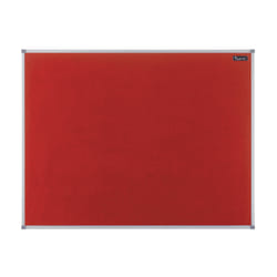Nobo Basic Tableau d’affichage fixe Rouge Feutrine