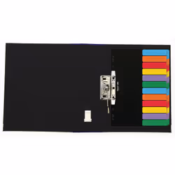 Rexel D26612 intercalaire de classement Porte-dossiers Noir, Multicolore - Vue supplémentaire 2