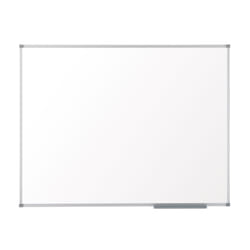 Nobo Tableau blanc magnétique en acier laqué 1800x1200 Basic avec cadre simple