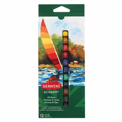 Derwent Academy, Multicolore, 12 ml, Tube, Boîte en carton, 12 pièce(s)