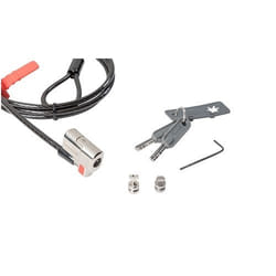DELL 461-AAES câble antivol Noir, Acier inoxydable 1,8 m