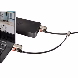 DELL 461-AAES câble antivol Noir, Acier inoxydable 1,8 m