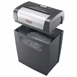 Rexel Momentum X406 destructeur de papier Découpage en particules Bleu, Gris