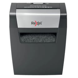 Rexel X308 destructeur de papier Destruction croisée 22 cm Noir, Argent