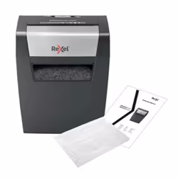 Rexel X308 destructeur de papier Destruction croisée 22 cm Noir, Argent