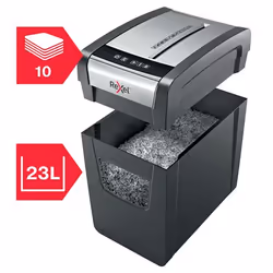 Rexel Momentum X410-SL destructeur de papier Destruction croisée Noir, Gris - Vue supplémentaire 6