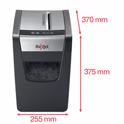 Rexel Momentum X312-SL destructeur de papier Découpage en particules Noir, Gris - Vue supplémentaire 4