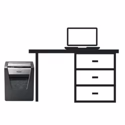 Rexel Momentum X415 Destructeur de Papier Croisé 15 Feuilles 23 L Noir Gris - Vue supplémentaire 7