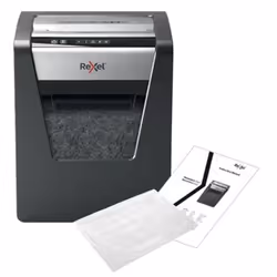 Rexel Momentum X415 Destructeur de Papier Croisé 15 Feuilles 23 L Noir Gris - Vue supplémentaire 8