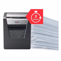 Rexel Momentum X415 Destructeur de Papier Croisé 15 Feuilles 23 L Noir Gris - Vue supplémentaire 9
