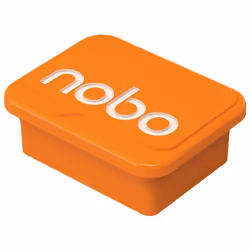 Nobo Haftmagnet Orange, 4 Stück Aimant de tableau blanc